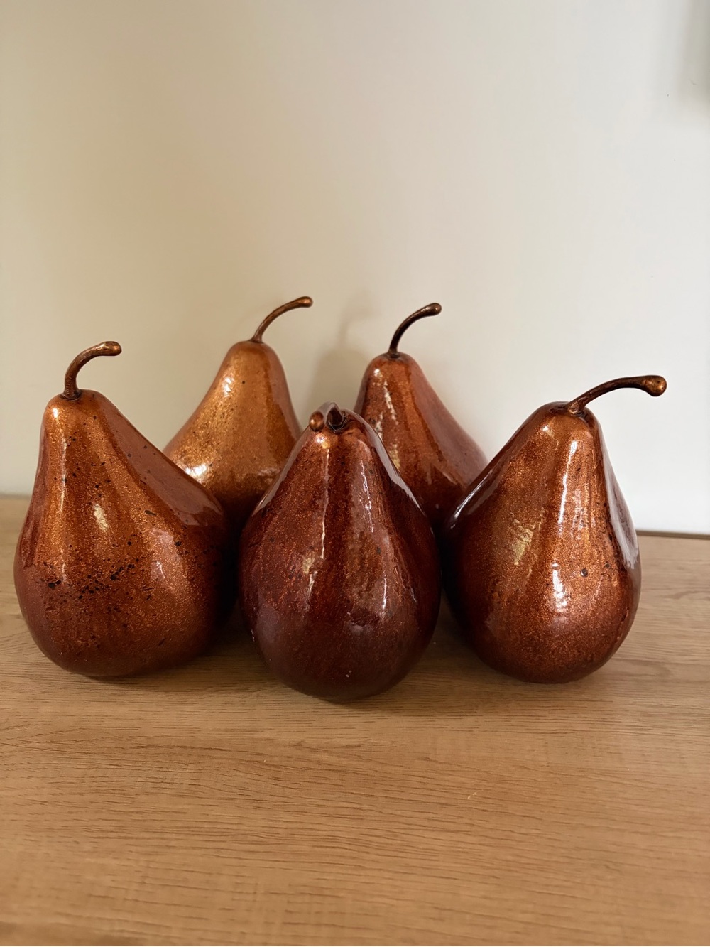 Five Decorative Pears